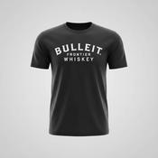 Vintage men Bulleit Rye Frontier Whiskey print Cool Logo T Shirt in M|l29 w20| sku 5498 image