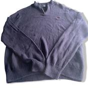 Vintage men Chaps 1/4 zip high neck navy cotton sweatshirt in L|L33 W23|SKU 5595 image