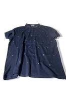 Vintage men Charles Tyrwhitt England Rugby navy blue patterned polo shirt in XL|L31W22|SKU 5474 image