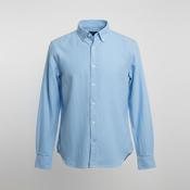 Vintage men GAP sky blue long sleeve plain regular fit shirt in M|L29 W22|SKU 6595 image