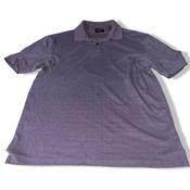 Vintage men Haggar purple Textured Grindle short sleeve Polo in S|L28W19|SKU 5472 image