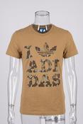 Vintage men I love Adidas graphics brown Adidas tees in M|L27 W18|SKU 6553