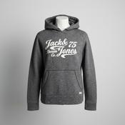 Vintage men Jack &amp; jones 75 denim co grey hoodie in M| L26 W21|SKU 5605 image