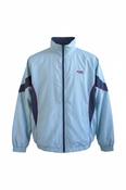 Vintage men Mars grey full zip polyester windbreaker jacket in L|L29 W25|SKU 6440 image