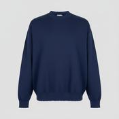 Vintage men Marz classic navy blue Mock neck sweatshirt in XXL|L32 W29|SKU 6434 image