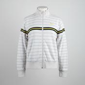 Vintage men Puma white striped full zip wind breaker track jacket in L|L29 W22|SKU 5641 image