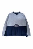 Vintage men Rodeo Speed Motion navy blue &amp; grey colourblock sweatshirt in M|SKU 6470 image
