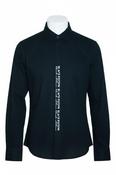 Vintage men Sateen black edition long sleeve regular fit shirt in M|L29 W20|SKU 6618 image