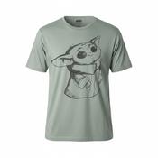 Vintage men Star wars baby yoda grogu graphics green short sleeve tees in M|L23 W23|SKU 5534 image