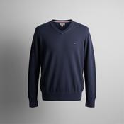Vintage men Tommy hilfiger denim navy crew neck sweatshirt in L| L28 W21|SKU 5614 image