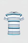 Vintage men U.S. Polo ASSN multi Stripe T-shirt in S|L26 W16|SKU 6574 image