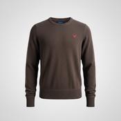 Vintage men brown american eagle outiftters knitted sweater in S| L26 W18| SKU 5612 image