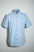 Vintage men grey Van Heusen short sleeve shirt in L|L30 W23|SKU 6634 image