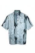 Vintage men multi hawaiin abstract 90's short sleeve shirt in L|L33 W24|SKU 6587 image