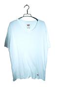 Vintage men's Levi's white V-neck plain tees in L|L30 W23|SKU 6572 image