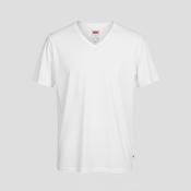 Vintage men's Levi's white V-neck plain tees in L|L30 W23|SKU 6572 image