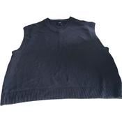 Vintage unisex black Abercrombie &amp; Fitch sleeveless V-neck oversize sweater XL|L31 W25|SKU 6463