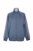Vintage women Adidas full zip grey track jacket in M|L28 W20|SKU 6691 image