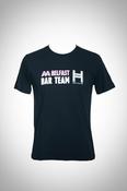 Vintage women Belfast Bar Team graphics black short sleeve tees in M|L27 W21|SKU 6608 image