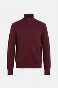 Vintage women Freeport maroon red mock neck full zip knitted sweater L|L26W19|SKU 6697 image