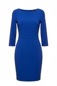 Vintage women French Connection blue bodycon midi fitted dress UK 8|L36 W12|SKU 6623 image
