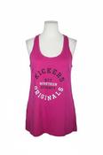 Vintage women Kickers original graphics 90's pink tank top size 14|L29 W19|SKU 6631 image