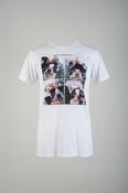 Vintage women New Look white graphics short sleeve tees size 14|SKU 6473 image