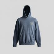 Vintage women Outfitters navy blue graphics hoodie in S/M |L25 W22| SKU 5603 image