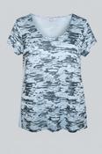 Vintage women Per Una grey camouflage short sleeve tees size 16|L27W19|SKU 6639 image
