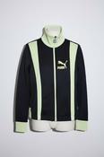 Vintage women Puma black colorblock zipper track top in M|L27 W18|SKU 6694 image