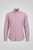 Vintage women S.Oliver red geometric print long sleeve slim fit shirt UK 15.5| SKU 6437