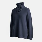 Vintage women Tommy hilfiger V-neck high neck cable knited sweater in S|L23 W17| SKU 5620 image