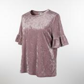 Vintage women Velvet brown Primark short sleeve top in M|SKU 6443 image