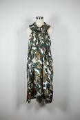 Vintage women Vero Moda multi paisley print sleeveless long silk dress XS|L27 W16|SKU 6626 image