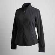 Vintage women black full zip wind breaker high neck track top in XL| L29 W18|SKU 5634 image