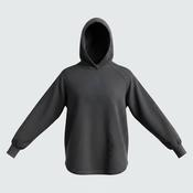 Vintage women graphics black hoodie in M|L27 W19|SKU 5653 image