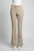 Vintage women's cream bootcut pant trouser image