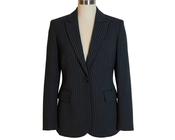 Vintage y2k women's pinstripe black blazers image
