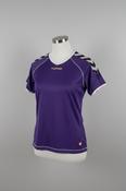 Women's Vintage purple Hummel sports jersey BEECOOL Size M SKU 7447 image
