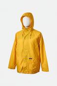 Peter Storm yellow and navy blue waterproof jacket in size M. image