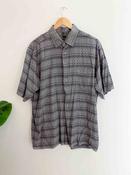 Vintage luko sustainable men printed short sleeve multi shirt size L image