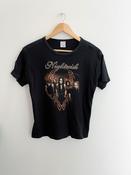 Vintage black nightwish graphics mens tshirt size L image