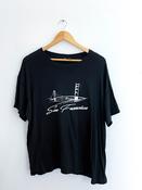 Vintage black san francisco graphics xlarge tshirt image