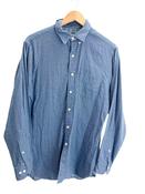 Classic Brooks Brothers Men's Medium Blue Patterned Shirt | Vintage Style | SKU 1713 image