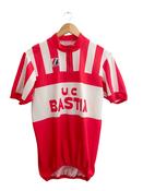 Vintage red U.C Bastia large jersey top image