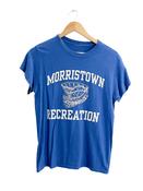 Vintage morristown recreation graphics blue medium tshirt image