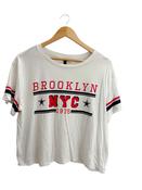 Vintage Brooklyn NYC 1975 white large tshirt image