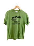 Vintage Diadora takes you to victory green small tshirt image