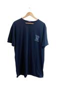 Vintage Battl with new york graphics design blue tshirt size 5XL image