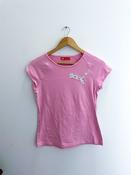 Vintage large puma pink womens tshirt image